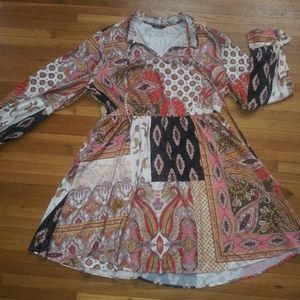 Shein Casual Paisley Dress